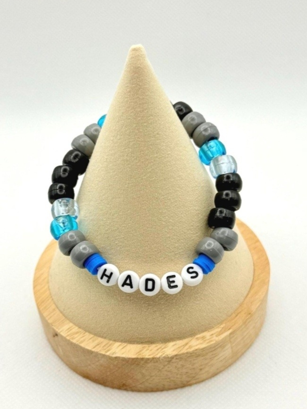 Disney Hercules 'Hades' Inspired Handmade Kandi Clay Beaded Bracelet